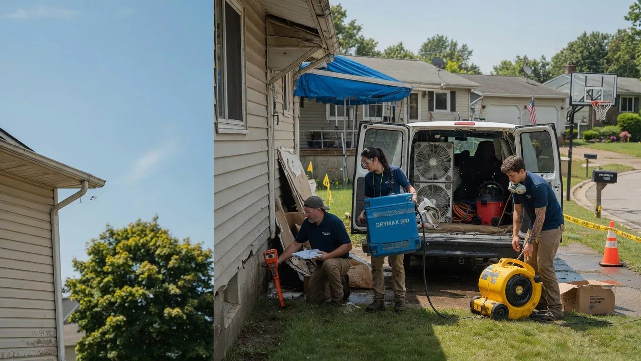 Ceiling Leak Cleanup in Aldrich, MN near me